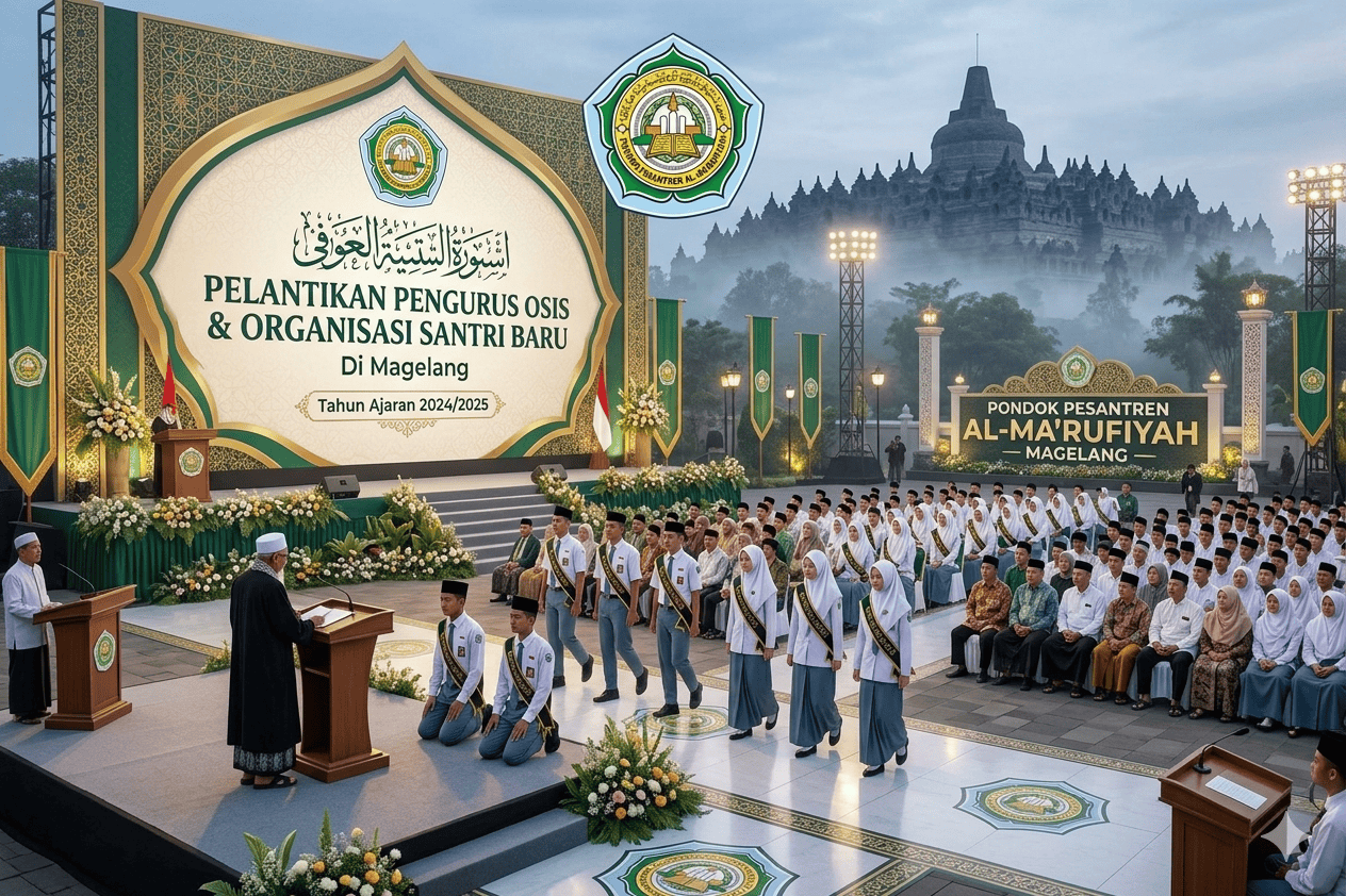 Pelantikan Pengurus OSIS dan Organisasi Santri Baru